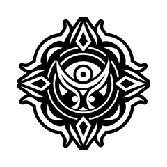 Naklejka premium Pack of Glyph Style Supernatural Artwork Icons