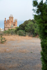 Castillo de Colomares located near Benalmádena, Andalusia, in Spain. It is a monument, in the form...