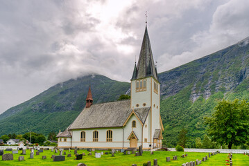 Fototapeta premium Stordal is a municipality in More og Romsdal county in Vestlandet region, Norway.