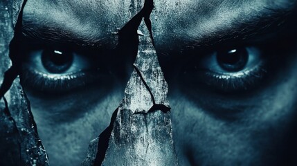 Shattered Face, Angry Eyes.