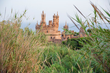 Castillo de Colomares located near Benalmádena, Andalusia, in Spain. It is a monument, in the form...
