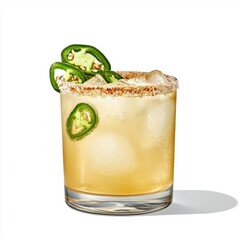 Spicy Jalapeno Margarita Cocktail