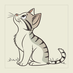 illustration of a cat