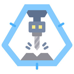 Obraz premium Milling Icon