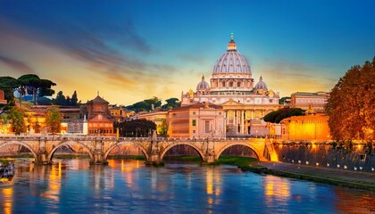 Fototapeta premium st peter basilica city