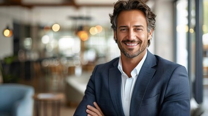 Naklejka premium portrait of a businessman