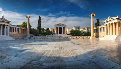 Obraz premium street in athens greece