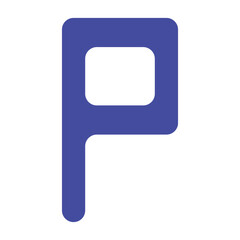 P icon logo 