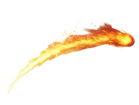 Isolated Fireball Comet