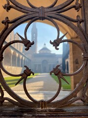 Look at the courtyard