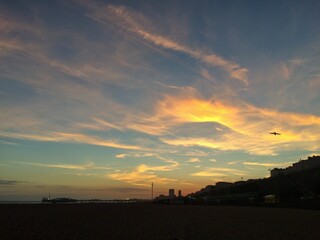 Sunset at Brighton beach 