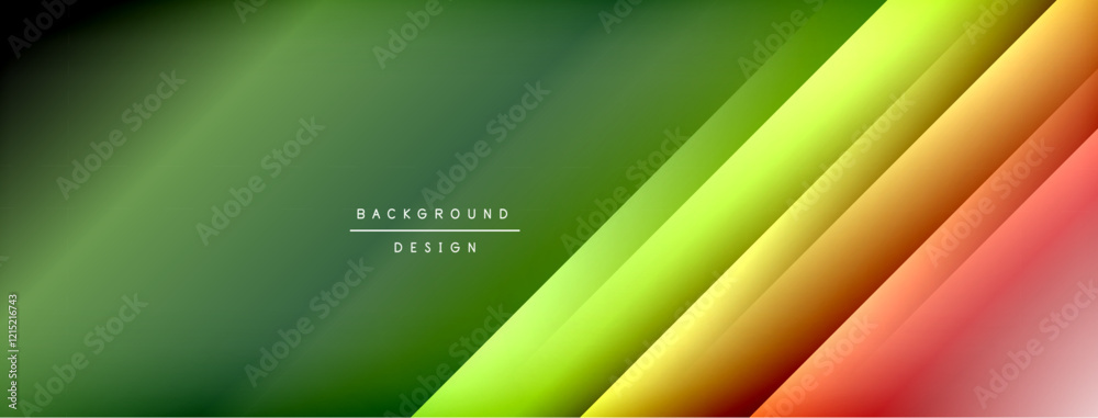 Aufkleber Light shadow lines dynamic gradient background