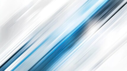 Fototapeta premium Abstract blue streaks, white background, motion blur, digital art, website design