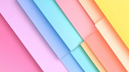Fototapeta premium Pastel Diagonal Stripes Abstract Background Design