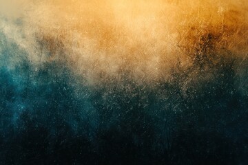 Fototapeta premium Blurred, grainy abstract light on a cobalt to rust gradient
