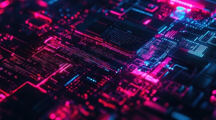 Fototapeta premium Abstract Stack Development Integration Tools