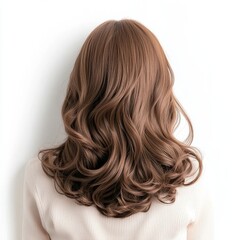 Naklejka premium woman with long hair
