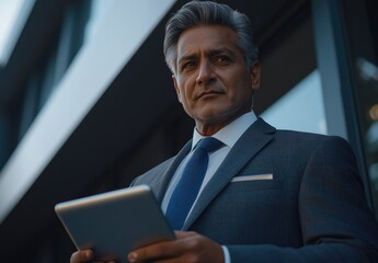 Businessman with Tablet