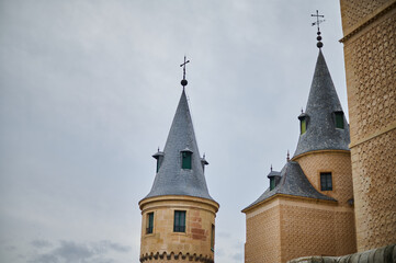The Alcázar of Segovia, a historic fortress and fairytale-like castle in Castilla y León, Spain, showcasing its iconic architecture and cultural significance