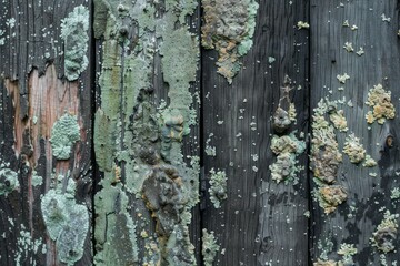 Image of old rotten wooden fence or wall pattern. Texture for background usage