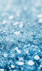 Obraz premium Icy Shimmer Blue Frost