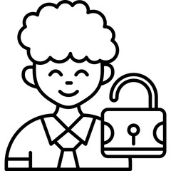 User Unlock Icon