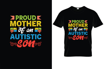 Fototapeta premium Proud mother of an autistic son