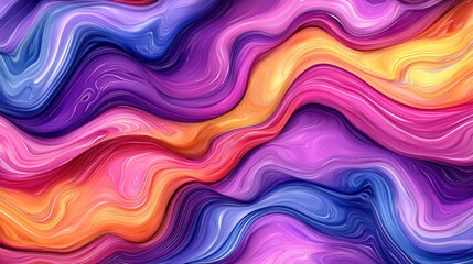 Fototapeta premium Abstract Vibrant Swirls: A Kaleidoscope of Color