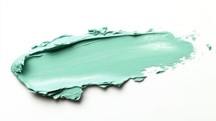 Fototapeta premium Abstract Mint Green Paint Texture: Smooth Swirl Design