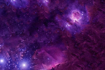 The cosmic nebula is red. Elements of this image were furnished by NASA