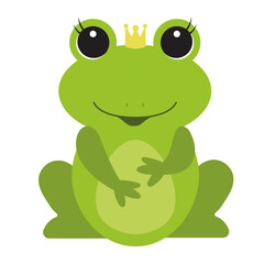 Cartoon Frog illustration vector icon