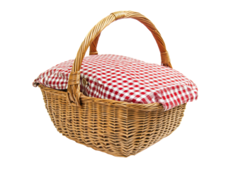 Isolated Picnic Basket