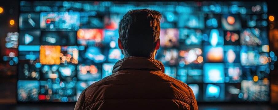 Engaging with digital media urban environment visual content nighttime perspective technology trends