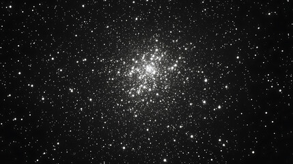 Fototapeta premium Starry sky background with numerous stars, night space, starry black background, star texture.