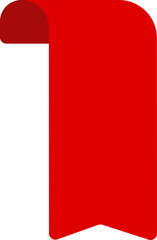 Label Red  Ribbon tag banner - sticker sale badge promotion Editable SVG