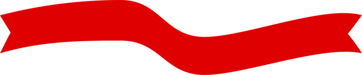Obraz premium Label Red Ribbon tag banner - sticker sale badge promotion Editable SVG