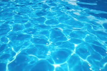 Obraz premium a pool with blue water and a white surface