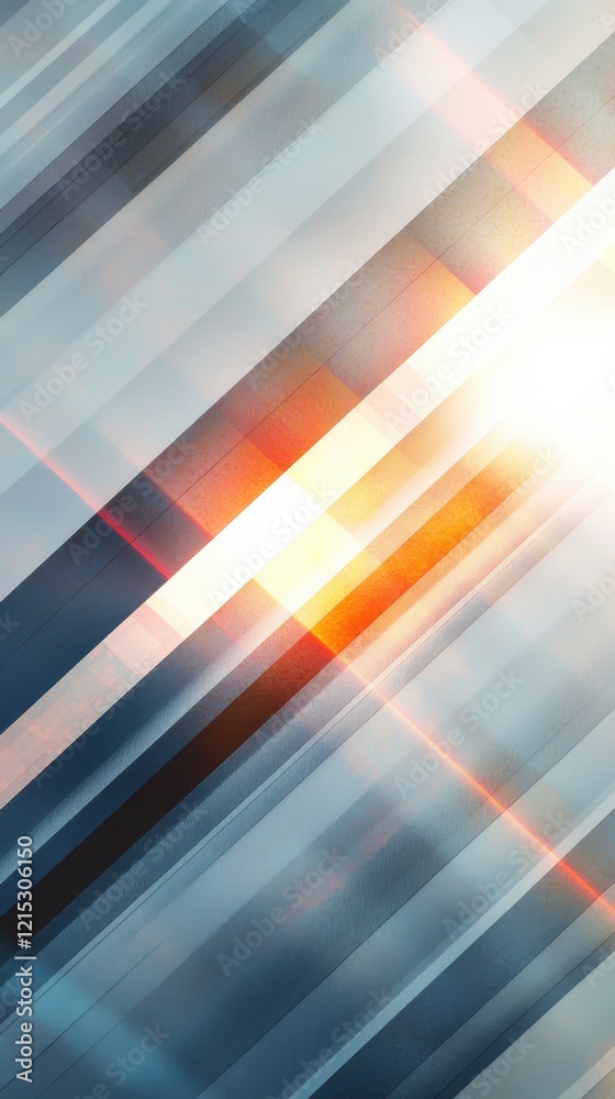 Poster abstract geometric pattern with grid lines and subtle gradients digital art minimalist design contem