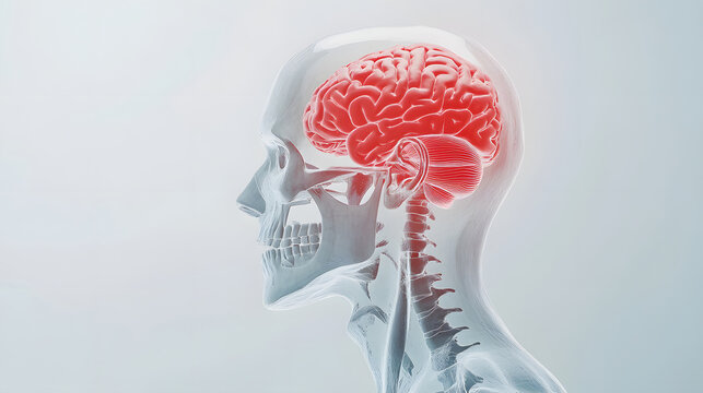 Brain disease concept illustration