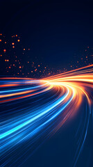 Technology light track background/Technology abstract concept background