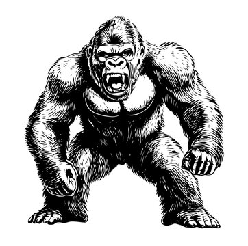 Gorilla Tier Affe Monkey