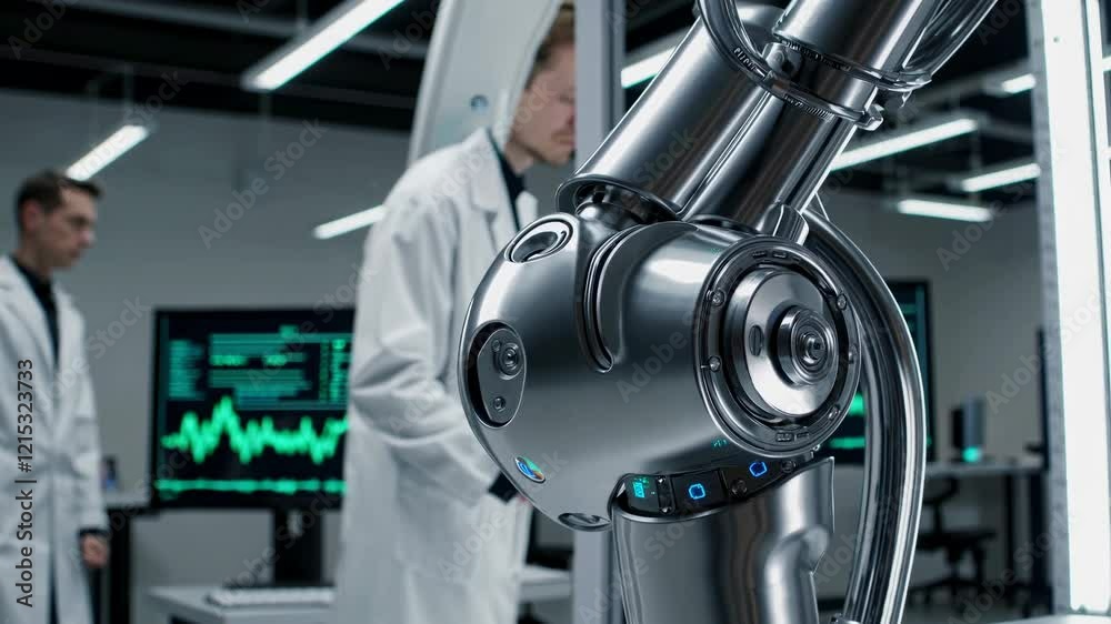 Leinwandbilder advanced robotic technology in a modern laboratory setting showcasing innovative healthcare applicat