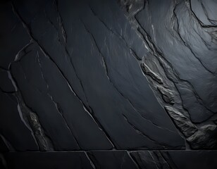 Dark Slate Stone Texture: Dramatic, Textured Background