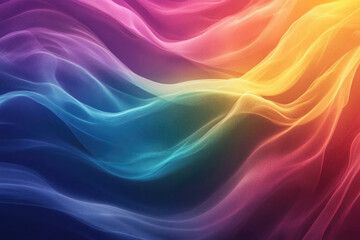 Fototapeta premium Abstract colorful waves flowing seamlessly, creating a vibrant and dynamic visual experience.