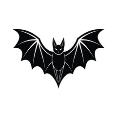 bat with wing vector illustration