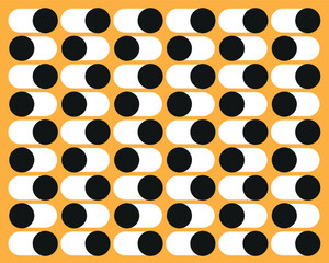 Black abstract line geometric pattern. Perfect for print, design and textile. Abstract wave backgrounds with seamless geometric pattern. Seamless abstract geometric pattern. Vector Illustration.