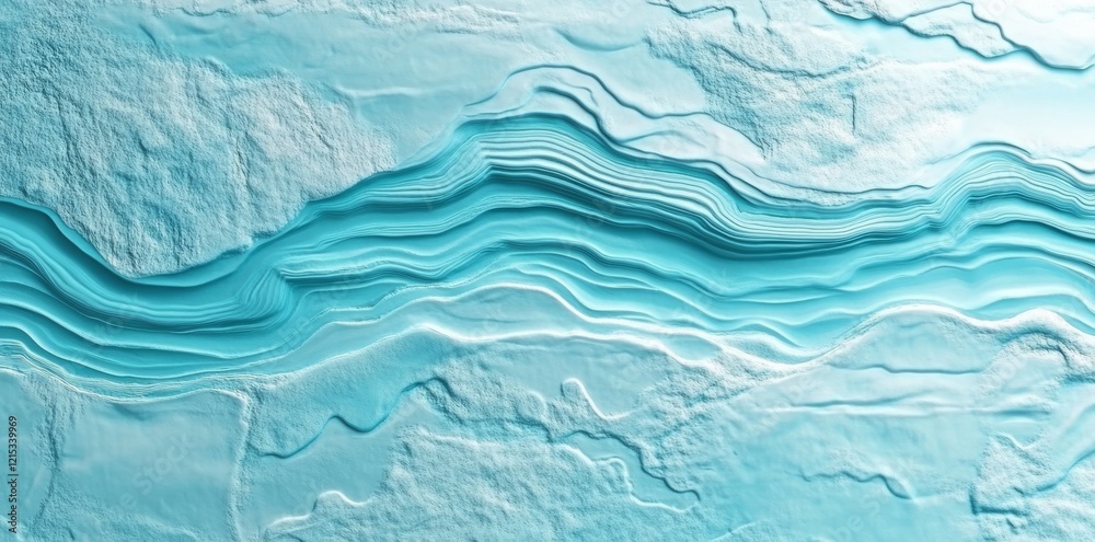 Poster a radial gradient that smoothly shifts from soft blue to white on the outer edges, creating a serene