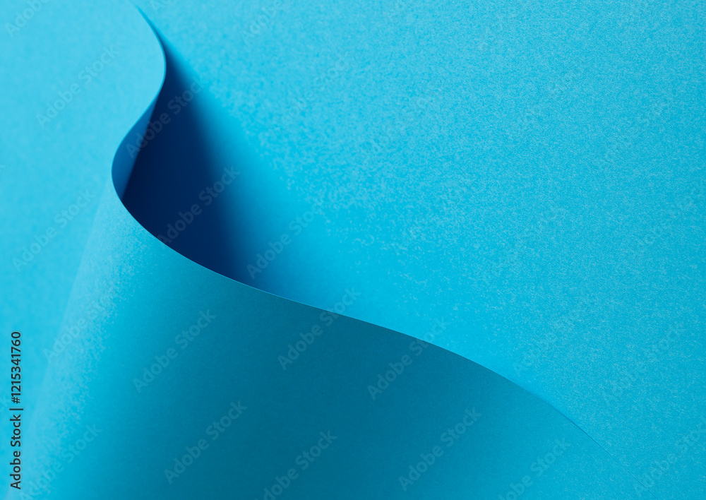 Poster Blue paper background with a smooth matte finish and subtle gradient. Layered geometric accents and soft shadows create a polished, elegant, and contemporary design with vibrant pastel tones, perfect