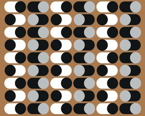 Black abstract line geometric pattern. Perfect for print, design and textile. Abstract wave backgrounds with seamless geometric pattern. Seamless abstract geometric pattern. Vector Illustration.