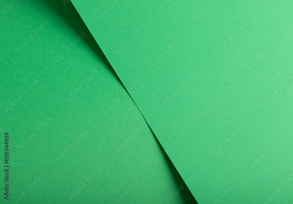 Poster eden green paper background with diagonal, smooth layers and a fine matte finish. fresh, saturated t